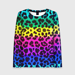 Женский лонгслив Leopard Pattern Neon