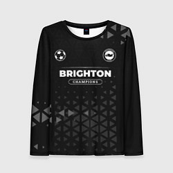 Лонгслив женский Brighton Форма Champions, цвет: 3D-принт