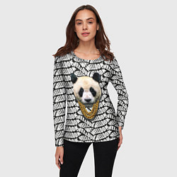 Лонгслив женский Panda Look, цвет: 3D-принт — фото 2