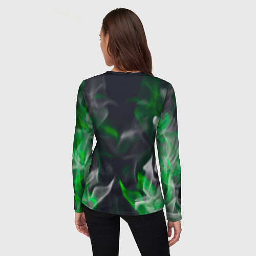 Женский лонгслив S T A L K E R 2 пламя / 3D-принт – фото 4