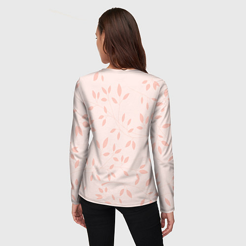 Женский лонгслив Лина Вертикально / 3D-принт – фото 4