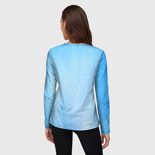 Женский лонгслив Скромный Хаги Ваги / 3D-принт – фото 4