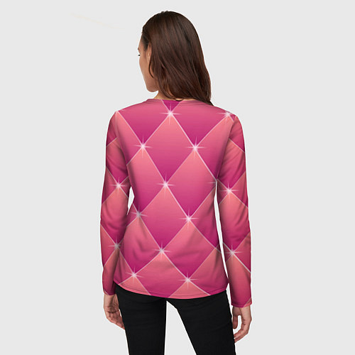 Женский лонгслив Веселый Танцующий Счастливый / 3D-принт – фото 4