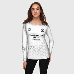 Лонгслив женский Manchester United Champions Униформа, цвет: 3D-принт — фото 2