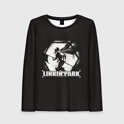 Лонгслив женский Linkin Park рисунок баллончиком, цвет: 3D-принт