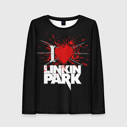 Лонгслив женский Linkin Park Сердце, цвет: 3D-принт