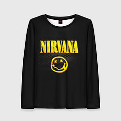 Лонгслив женский NIRVANA соты, цвет: 3D-принт