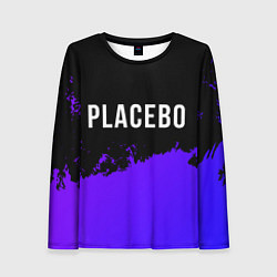 Лонгслив женский Placebo Purple Grunge, цвет: 3D-принт