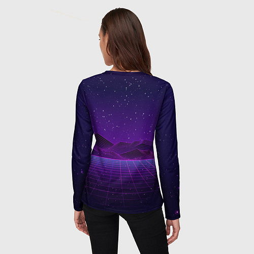 Женский лонгслив Юрий Шатунов / 3D-принт – фото 4