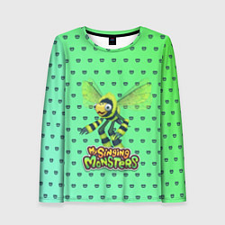 Лонгслив женский My singing Monsters - Жужук, цвет: 3D-принт
