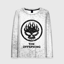 Лонгслив женский The Offspring с потертостями на светлом фоне, цвет: 3D-принт