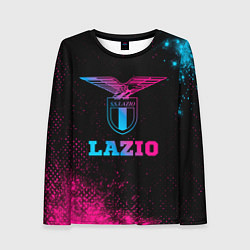 Лонгслив женский Lazio - neon gradient, цвет: 3D-принт