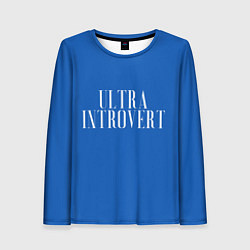 Лонгслив женский Ультра Интроверт, цвет: 3D-принт