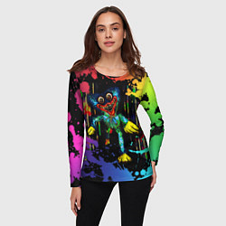 Лонгслив женский Poppy Playtime - Haggy Waggy color, цвет: 3D-принт — фото 2