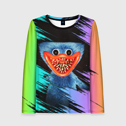 Лонгслив женский Зубастый Хагги Вагги, цвет: 3D-принт