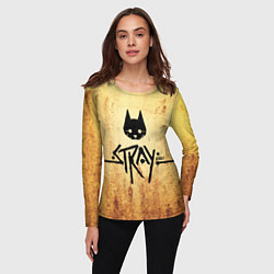 Лонгслив женский Игра бродячий кот stray game cat, цвет: 3D-принт — фото 2
