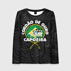 Лонгслив женский Capoeira Cordao de ouro flag of Brazil, цвет: 3D-принт