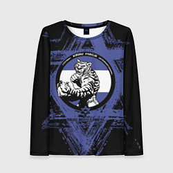 Лонгслив женский Krav-maga tiger, цвет: 3D-принт