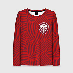 Лонгслив женский Leeds United отпечатки, цвет: 3D-принт