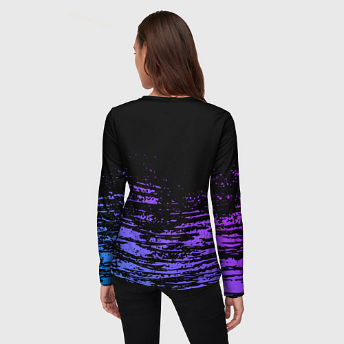 Женский лонгслив Astro -градиент / 3D-принт – фото 4