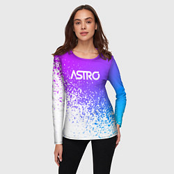 Лонгслив женский Astro neon, цвет: 3D-принт — фото 2