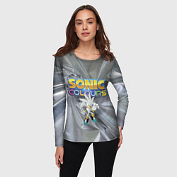 Лонгслив женский Silver Hedgehog - Sonic - Video Game, цвет: 3D-принт — фото 2