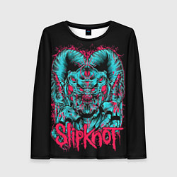 Лонгслив женский Slipknot demon, цвет: 3D-принт