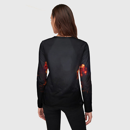 Женский лонгслив Metall hellsinger art / 3D-принт – фото 4