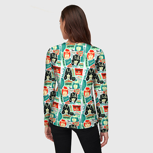 Женский лонгслив Pleasant dreams / 3D-принт – фото 4