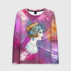 Лонгслив женский Мадам, цвет: 3D-принт