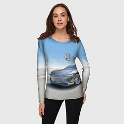 Лонгслив женский Buick concept в пустыне, цвет: 3D-принт — фото 2