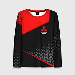 Лонгслив женский Mitsubishi - Sportwear, цвет: 3D-принт