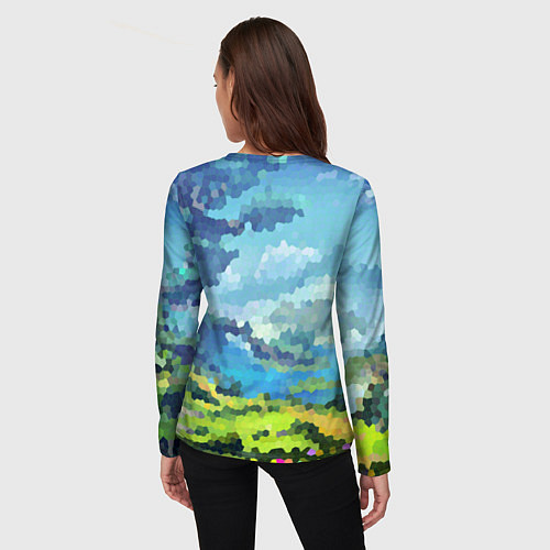 Женский лонгслив Нахида Геншин Импакт / 3D-принт – фото 4
