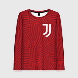 Лонгслив женский Juventus отпечатки, цвет: 3D-принт