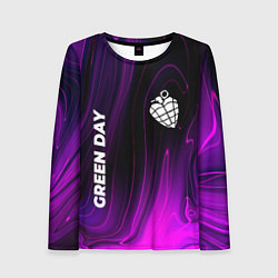 Лонгслив женский Green Day violet plasma, цвет: 3D-принт