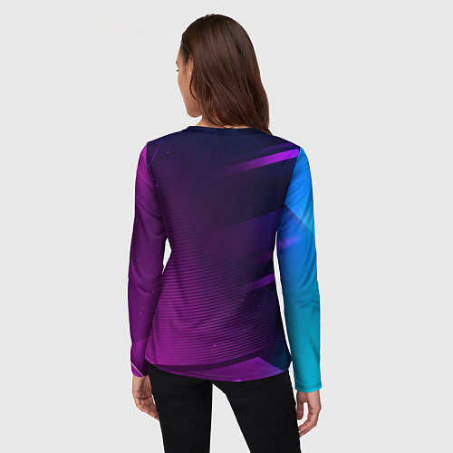 Женский лонгслив ARC Raiders gaming champion: рамка с лого и джойст / 3D-принт – фото 4