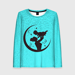 Лонгслив женский Дитя с мамой, цвет: 3D-принт