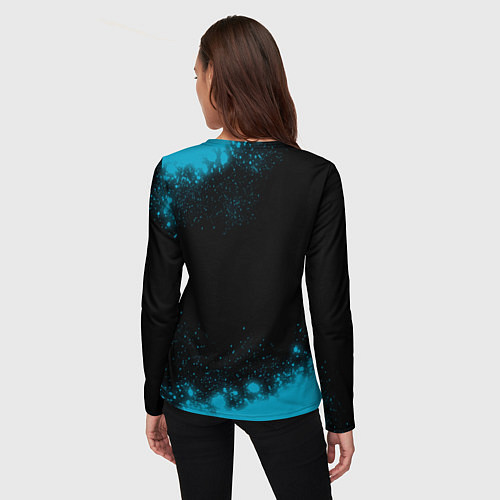 Женский лонгслив Made in 1990: vintage art / 3D-принт – фото 4