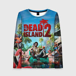 Лонгслив женский Dead island two, цвет: 3D-принт