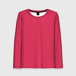 Лонгслив женский Viva magenta pantone textile cotton, цвет: 3D-принт