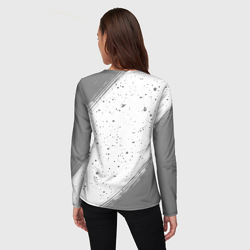 Женский лонгслив На Земле с 1968: краска на светлом / 3D-принт – фото 4