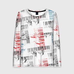 Лонгслив женский Играем джаз, цвет: 3D-принт