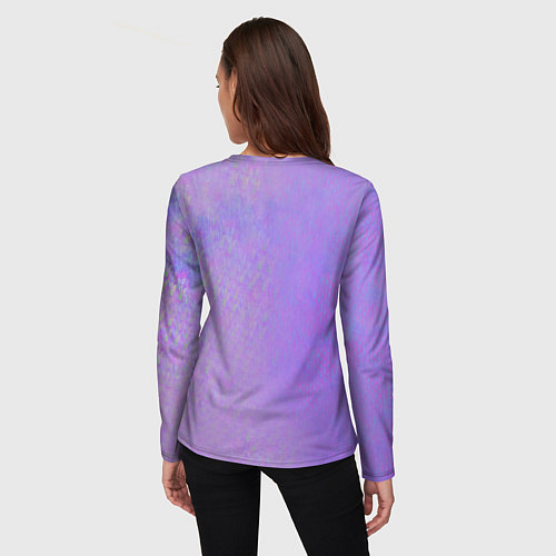 Женский лонгслив Уэнсдэй неон / 3D-принт – фото 4