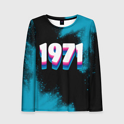 Женский лонгслив Made in 1971: vintage art