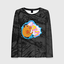 Лонгслив женский Почита - поп арт, цвет: 3D-принт