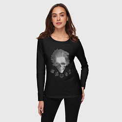 Лонгслив женский Ghost skull, цвет: 3D-принт — фото 2