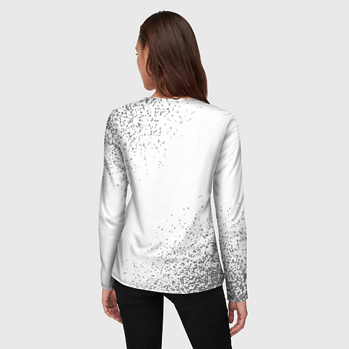 Женский лонгслив Психолог суббота воскресенье на светлом фоне / 3D-принт – фото 4