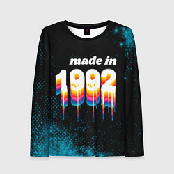 Женский лонгслив Made in 1992: liquid art