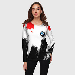 Лонгслив женский BMW art, цвет: 3D-принт — фото 2