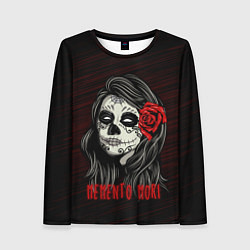 Женский лонгслив Санта Муэрте - Memento Mori